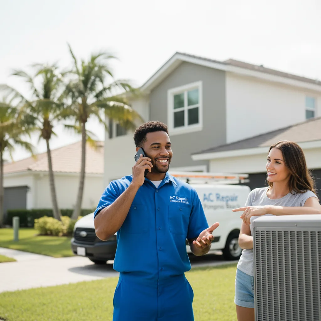 AC Repair Pompano Beach customer support in Kensington